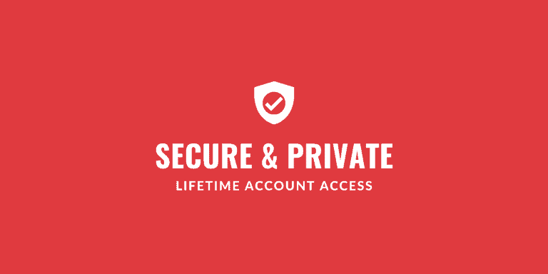 Secure and private lifetime account access