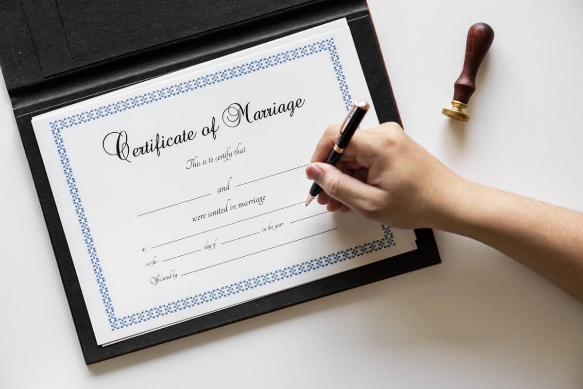 Can You Print Out A Marriage License Printable Form Templates And Letter