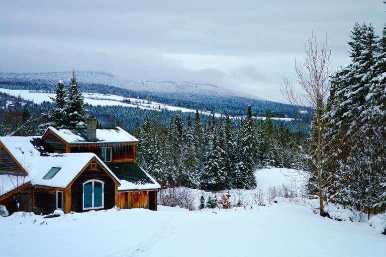 New Hampshire Winter Lodge