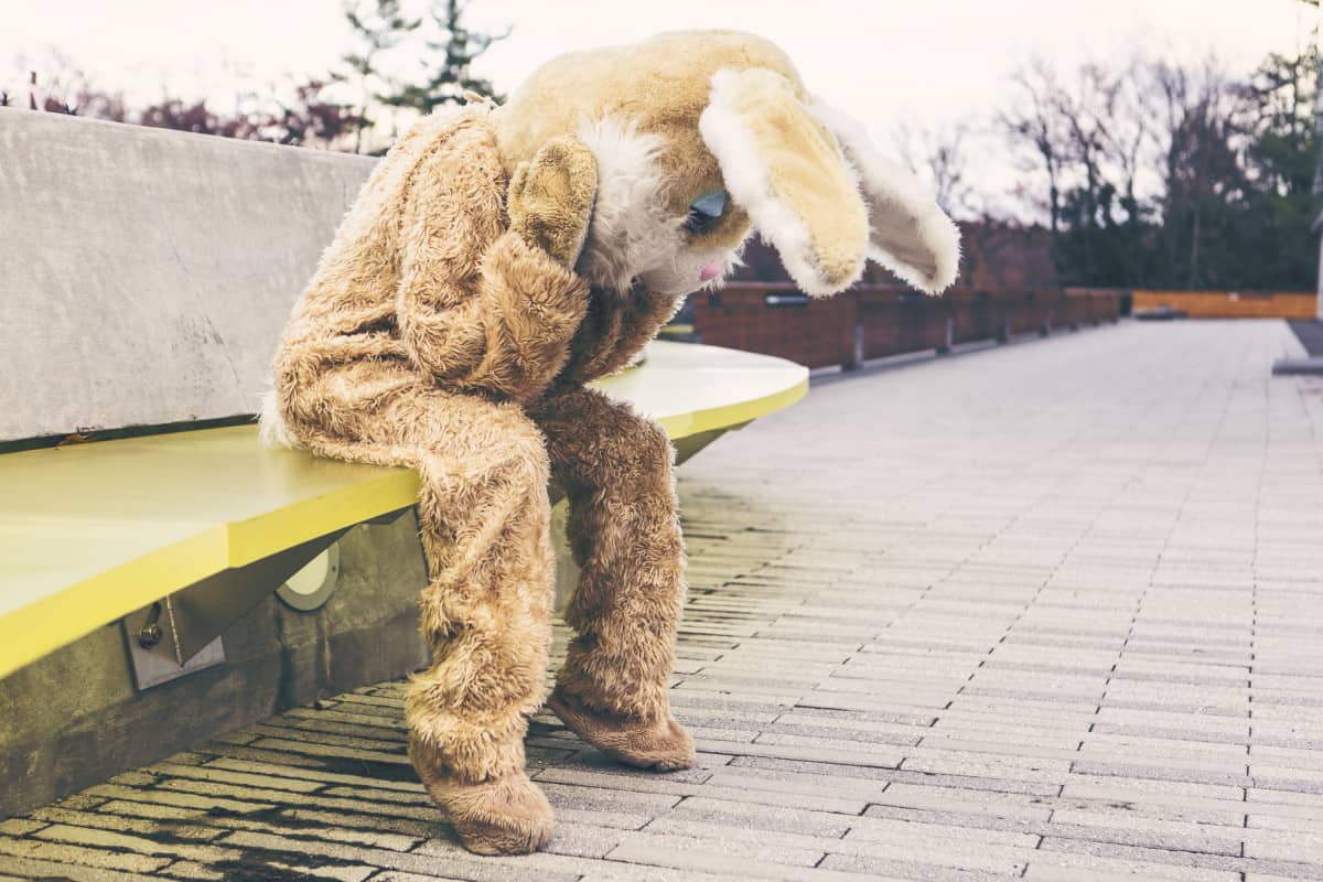 Sad Bunny Costume